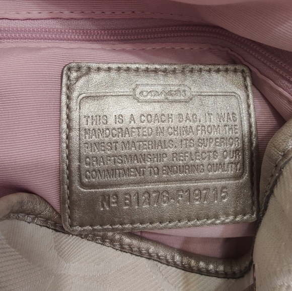 COACH KYRA DAISY White Signature Backpack F19715 - Picture 13 of 16